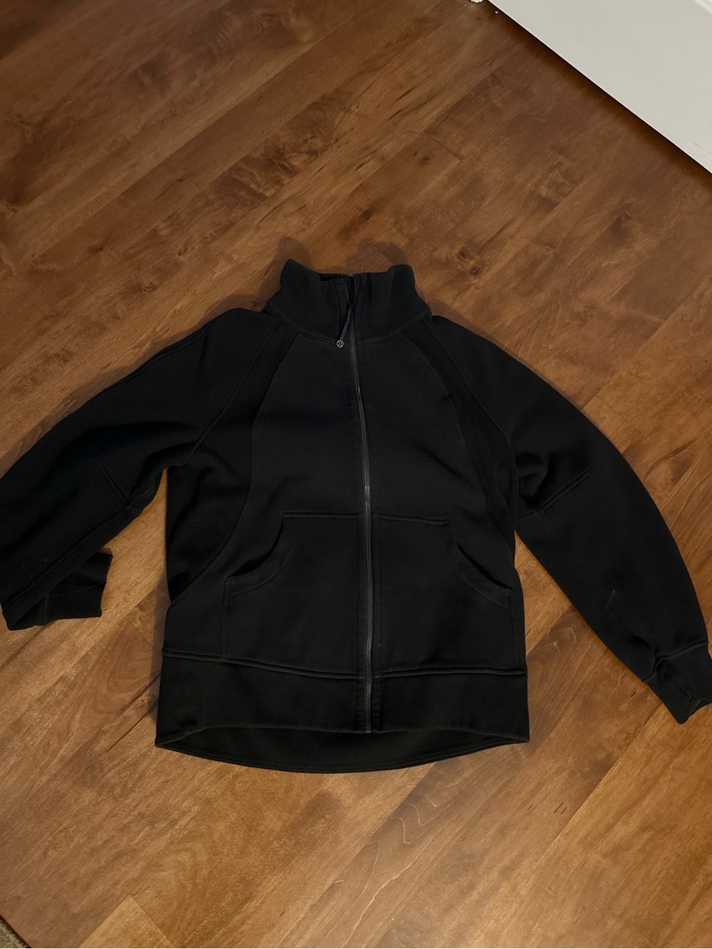 lululemon Vintage Black Full Zip Jacket XS/S High Collar